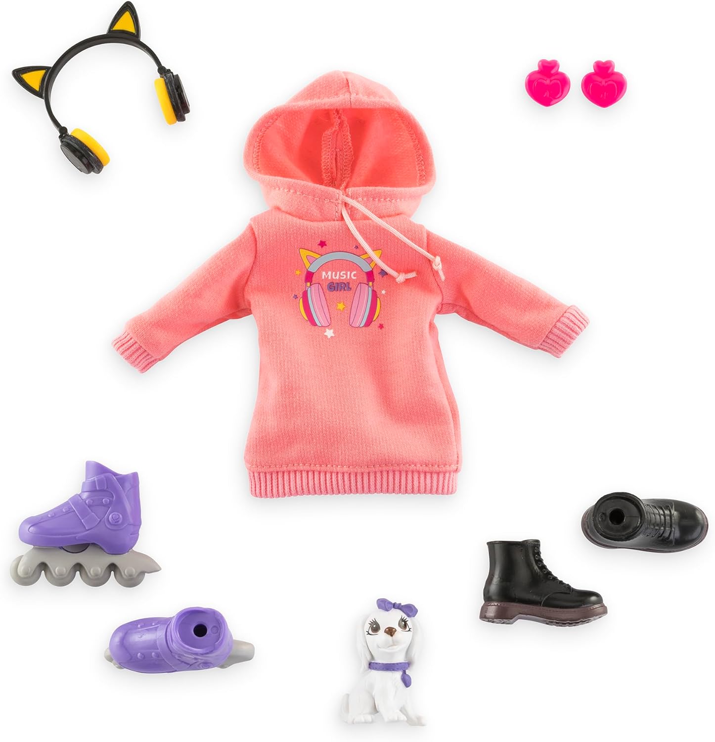 Corolle Girls 9000600240 Melody Music & Mode Doll Set 28 cm 4 Accessories from 4 Years