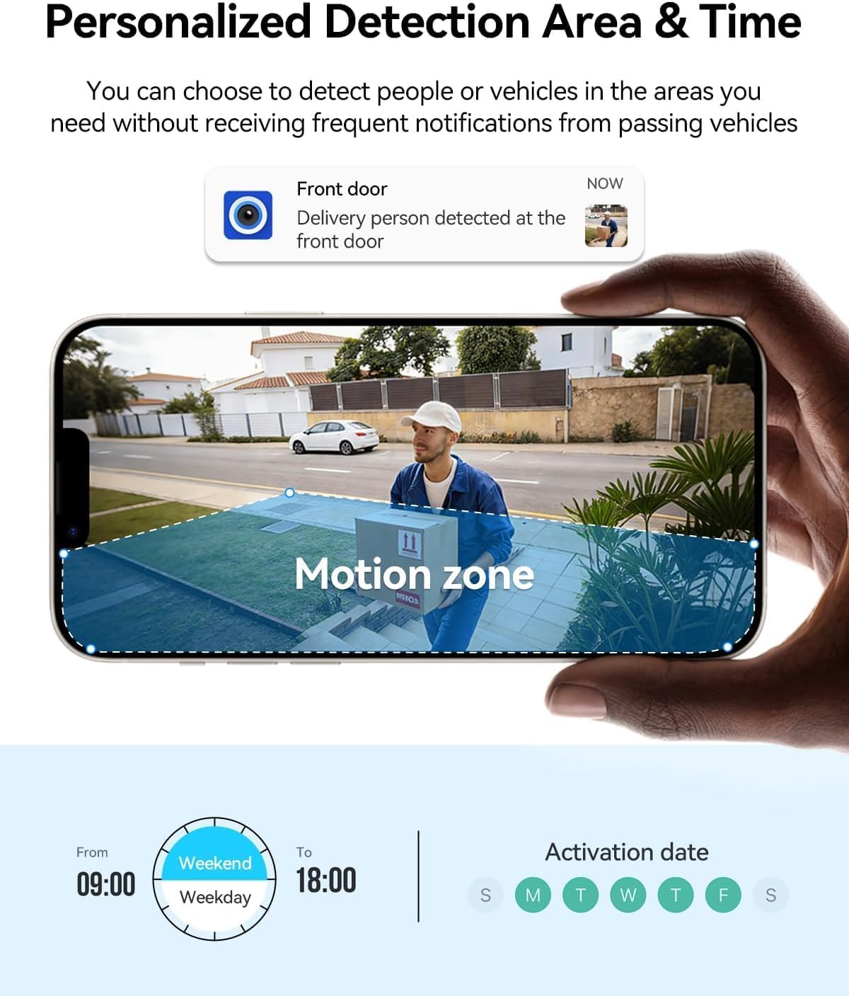 LongPlus 8MP 4K Indoor Window Camera, Safeview Window Security Camera with Night Vision Full Color, Magnetic Window Camera for Home Security,Human Car Detection,2.4/5GHz WiFi,24/7 Recording,2 Way Talk