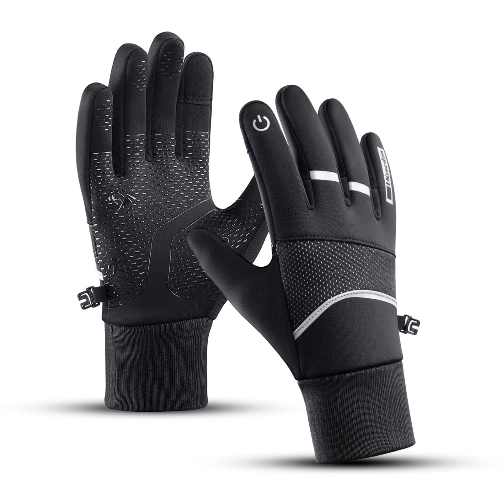 Gants d'hiver antidérapants pour ski, course à pied, cyclisme