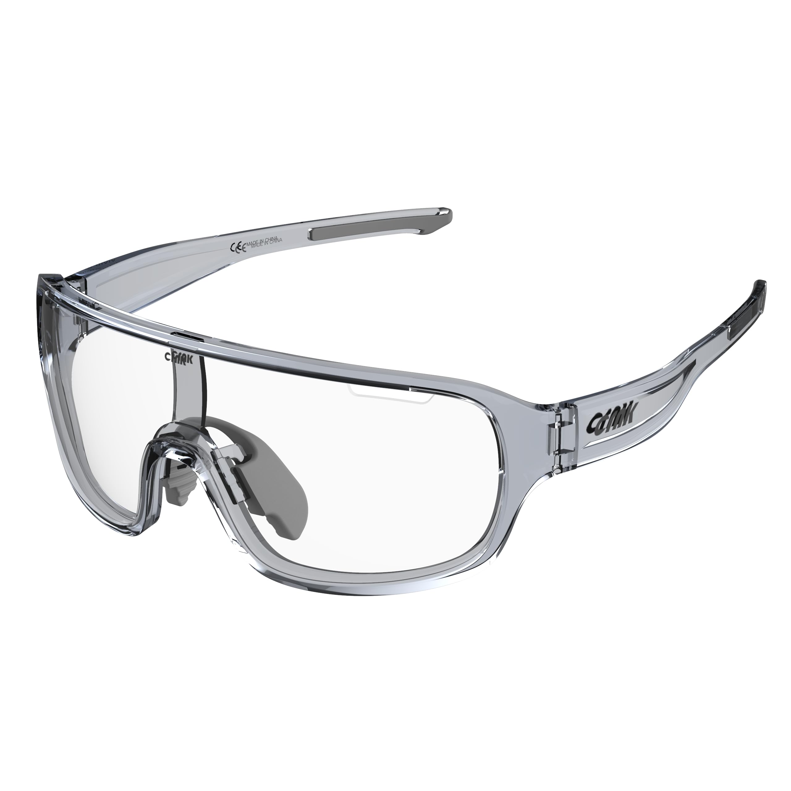 CRNK Vivid Optical 2 okulary sportowe – ultralekkie i wytrzymałe, ochrona UV400, ochrona przed zaparowaniem, opcja fotochromiczna – idealne do jazdy na rowerze, MTB, biegania i sportów na świeżym