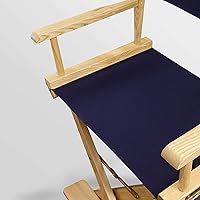 Vista 510 de Silla de Director de 18" Marco Blanco Lona Rosa