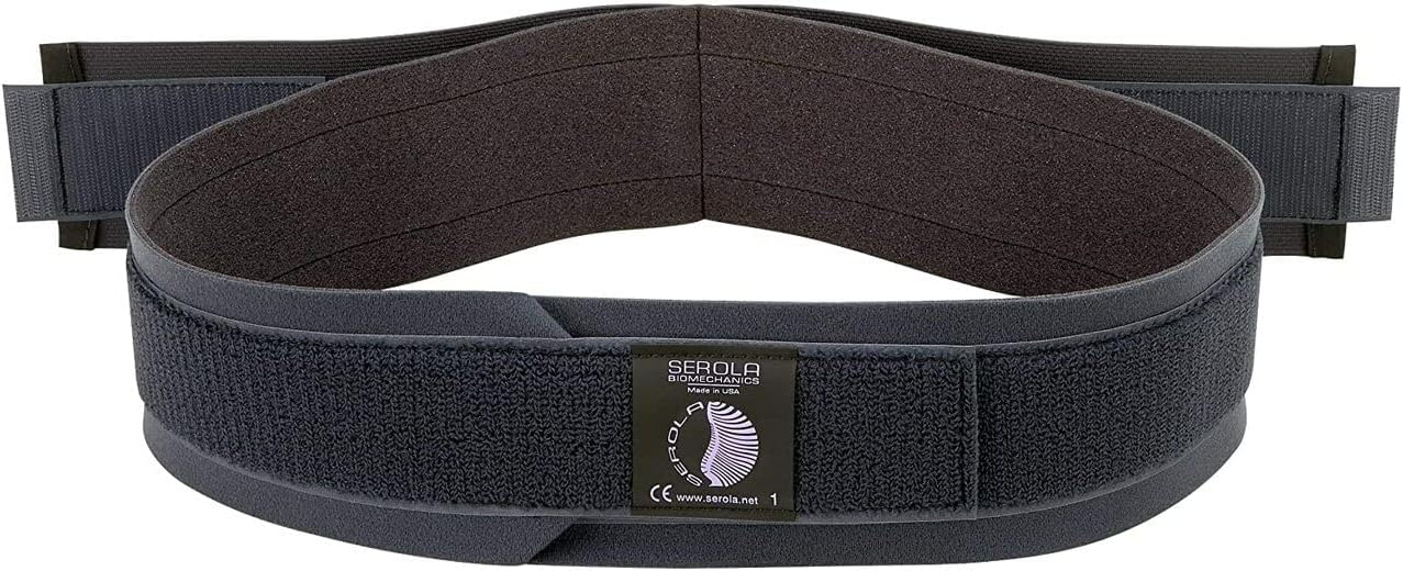 Serola Sacroiliac Belt for SI Joint Dysfunction โ (X-Large fits 46โ to 52โ) Lower Back, Sciatic, Pelvic & Hip Support brace for Women & Men | Non-Slip, Adjustable & Breathable Pain Relief Brace
