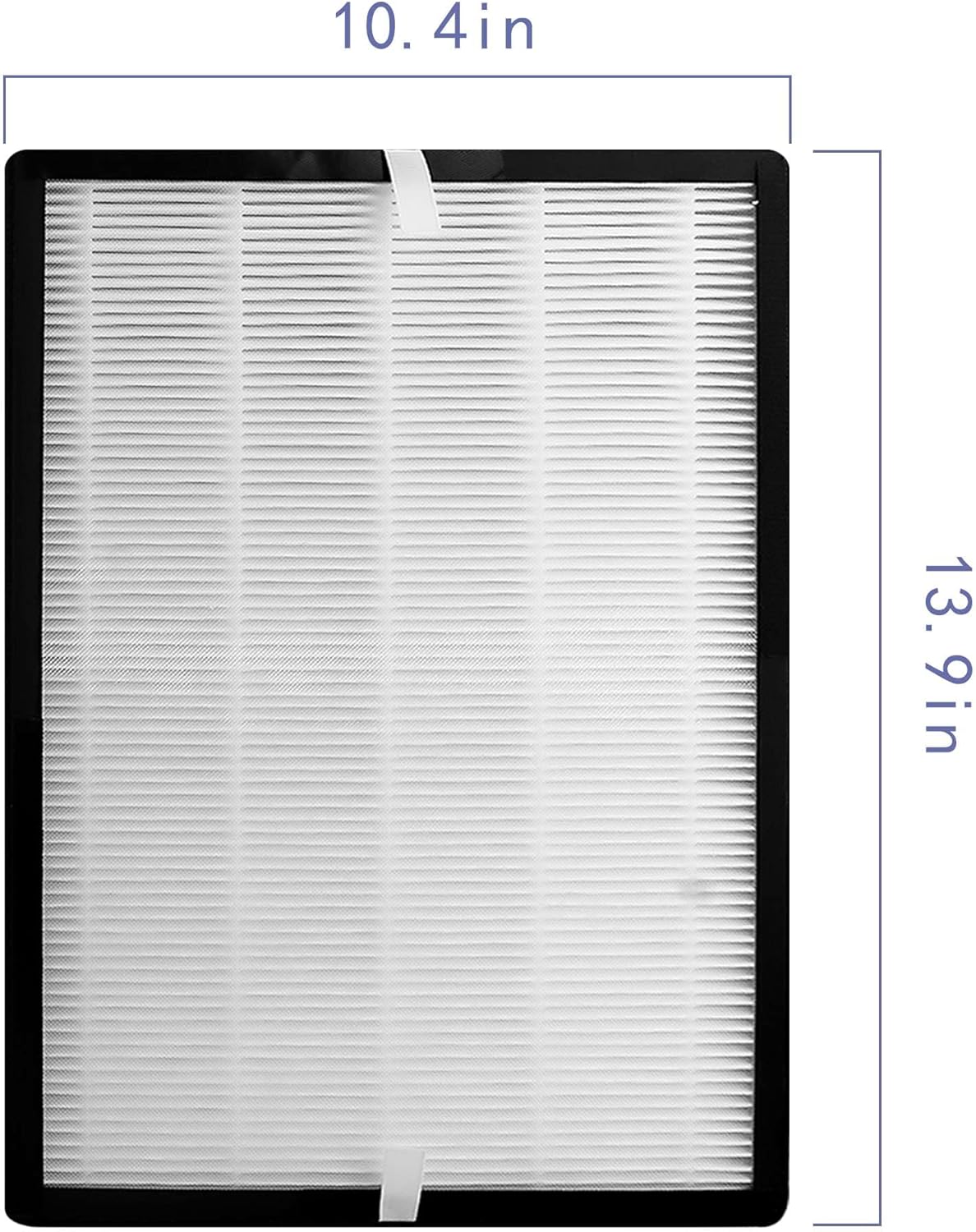 TT-AP007 Replacement Filter Compatible with TaoTronics TT-AP007 Air Purifier, 2 True 4-Stage High-efficiency Activated Carbon + 4 Pre-Filters - Image 7