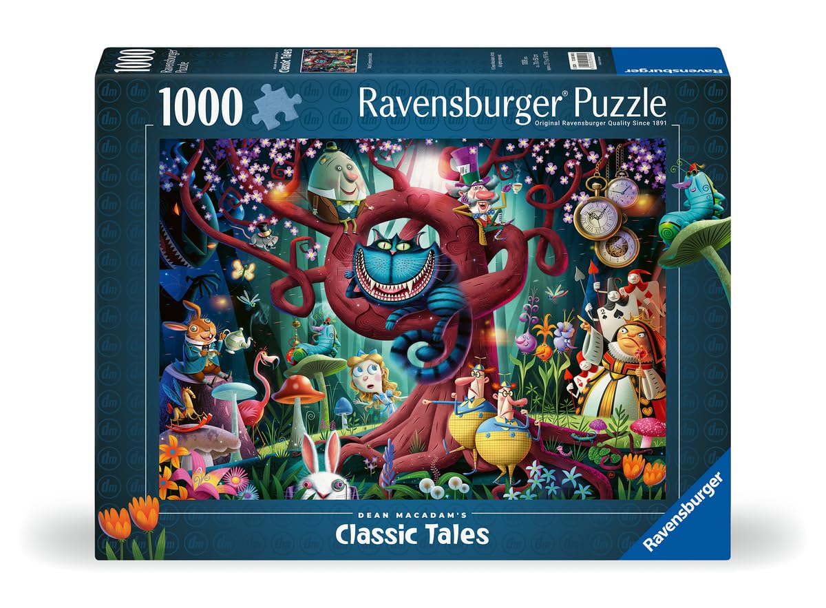 Ravensburger - Puzzle Adulte - Puzzle 1000 pièces - Tout Le Monde est Fou Ici/​Dean Macadam - Adultes et Enfants à partir de 14 Ans - Puzzle de qualité supérieure - Disney - 12000490