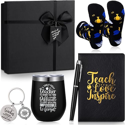 Miniatura 12 de 6 piezas de regalos para fotógrafos para amantes de cámaras para hombres y mujeres, 355 ml de acero inoxidable, llavero, calcetines, bolígrafo,