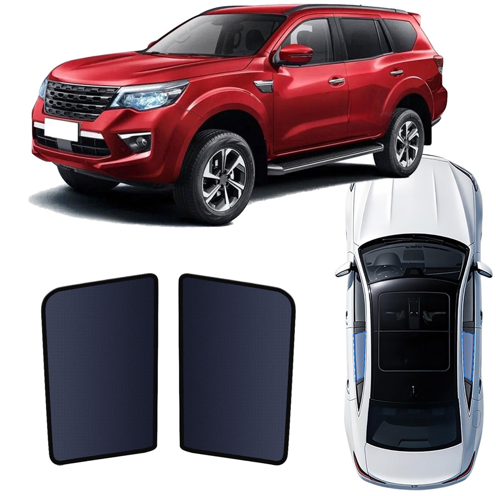 Pare-soleil voiture sur mesure pour Nissan Paladin protection UV premium