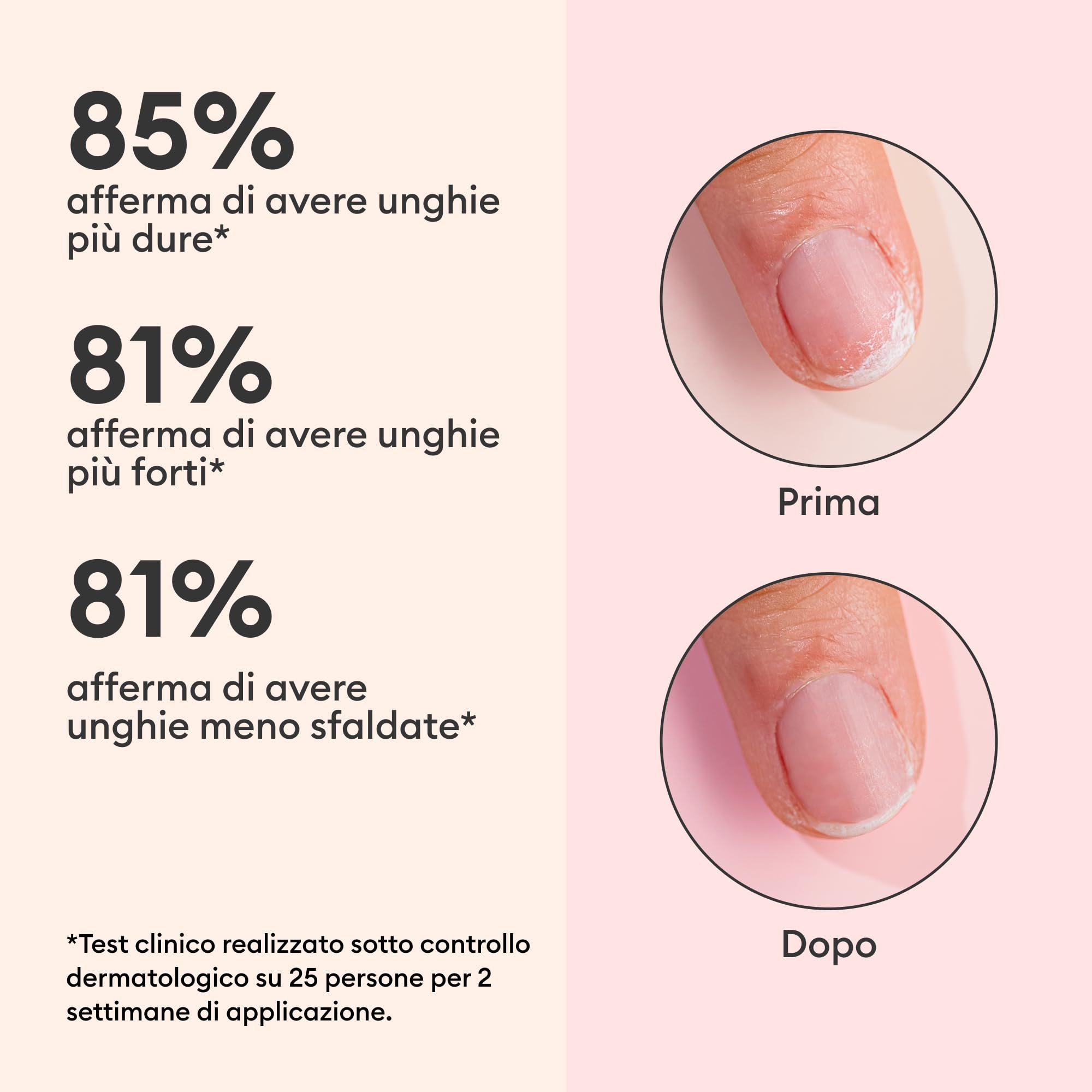 Manucurist Kératine Booster - Indurente Unghie - Smalto Rinforzante Unghie Fragili - Cheratina vegetale, AHA, PHA, MSM, Silicio e Vitamina B8-97,5% ingredienti di origine naturale