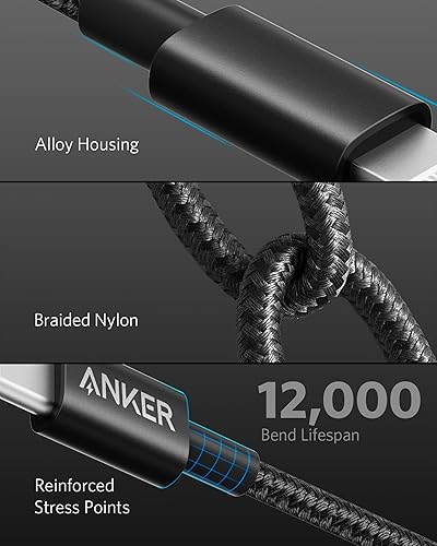 Miniatura 10 de Anker - Cable de carga de nailon USB-C a Lightning