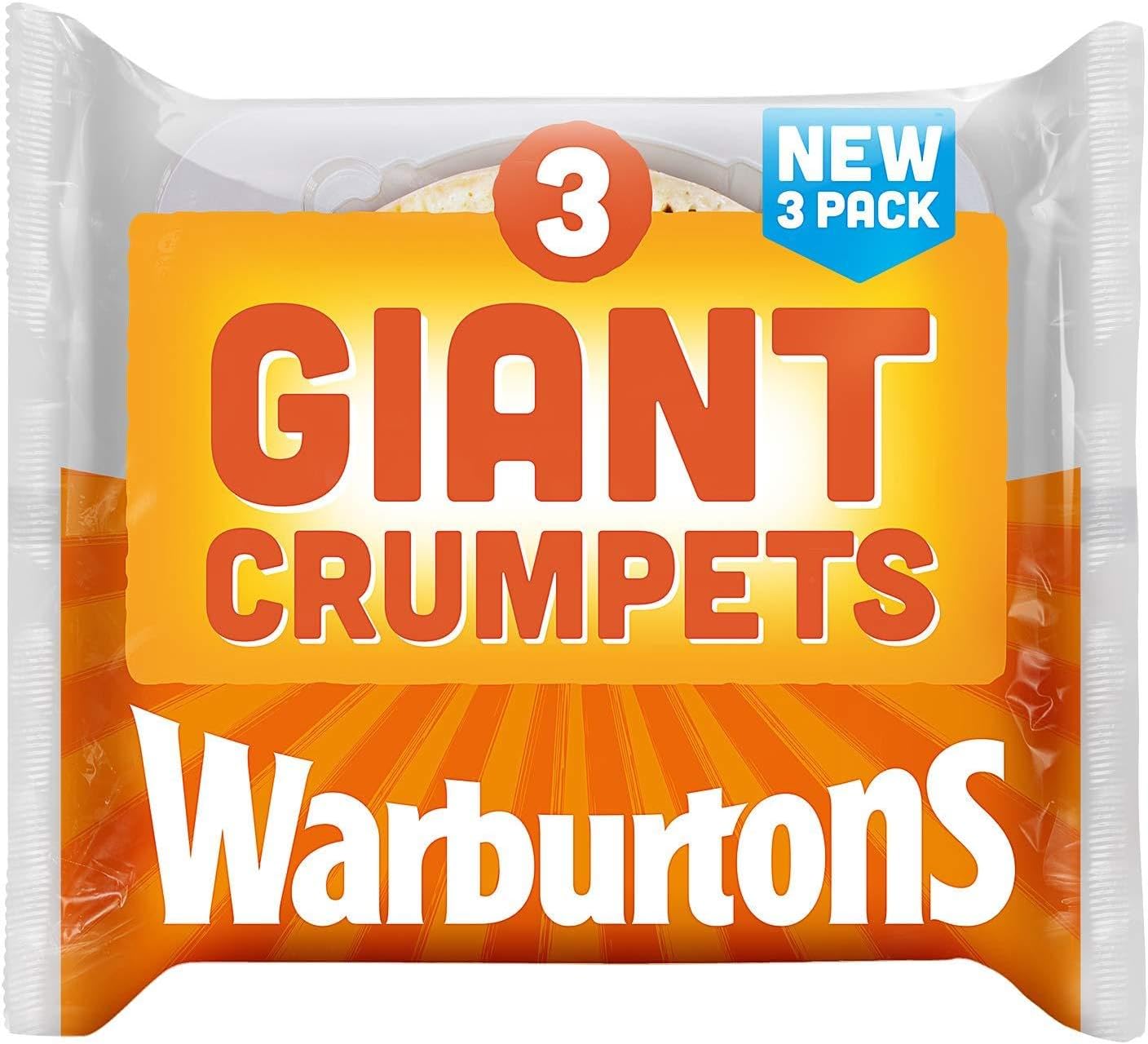 Warburtons 3 Giant Crumpets