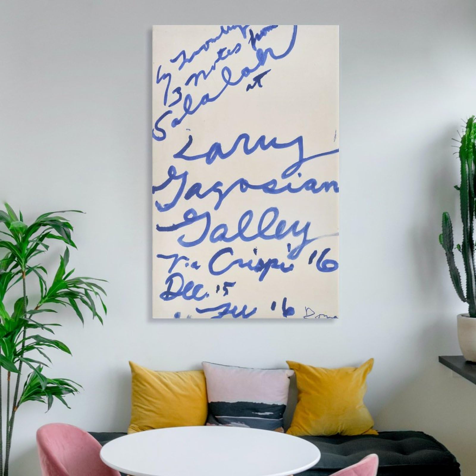 Amazon.co.jp: サイ・トゥオンブリー（ Cy Twombly）抽象的Three Notes 