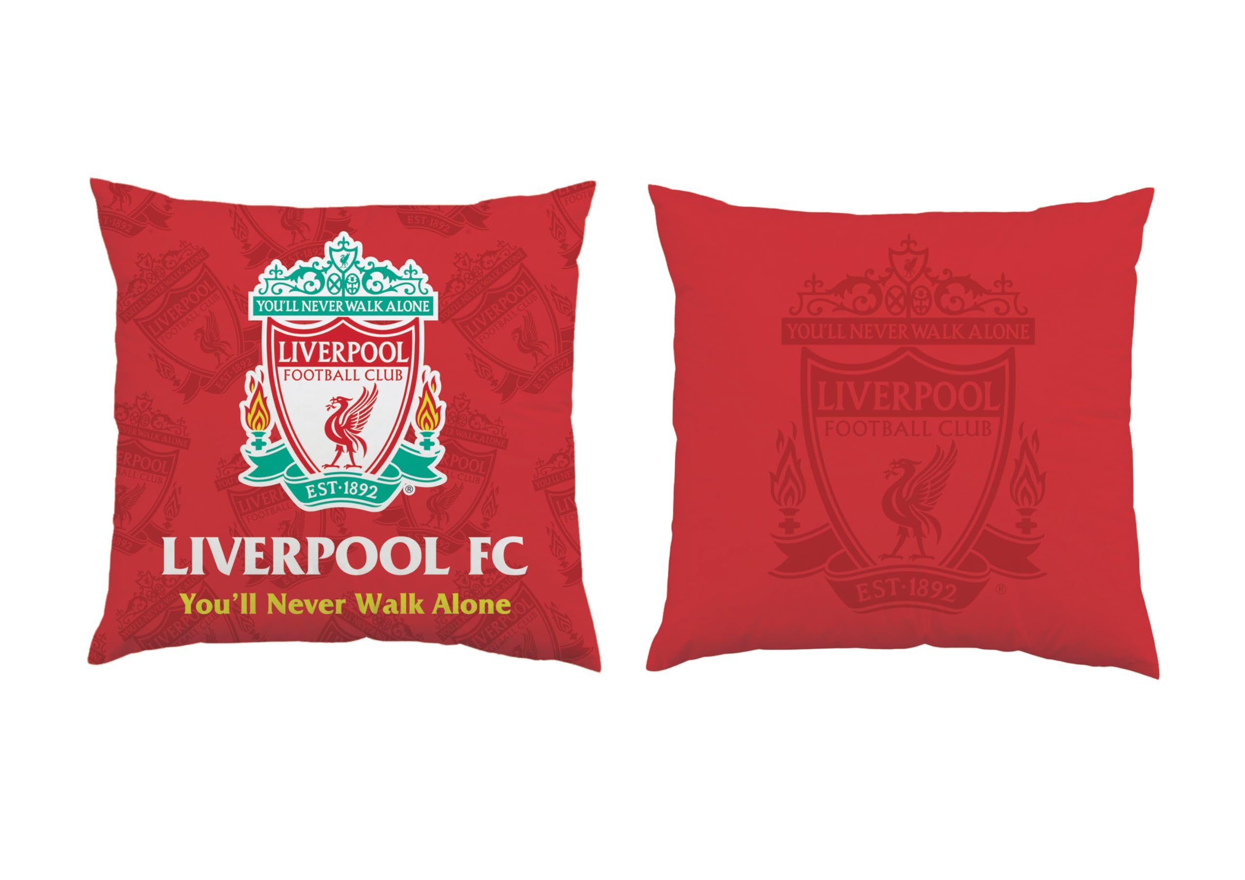 Dreamtex Liverpool FC Official Shadow Crest Cushion
