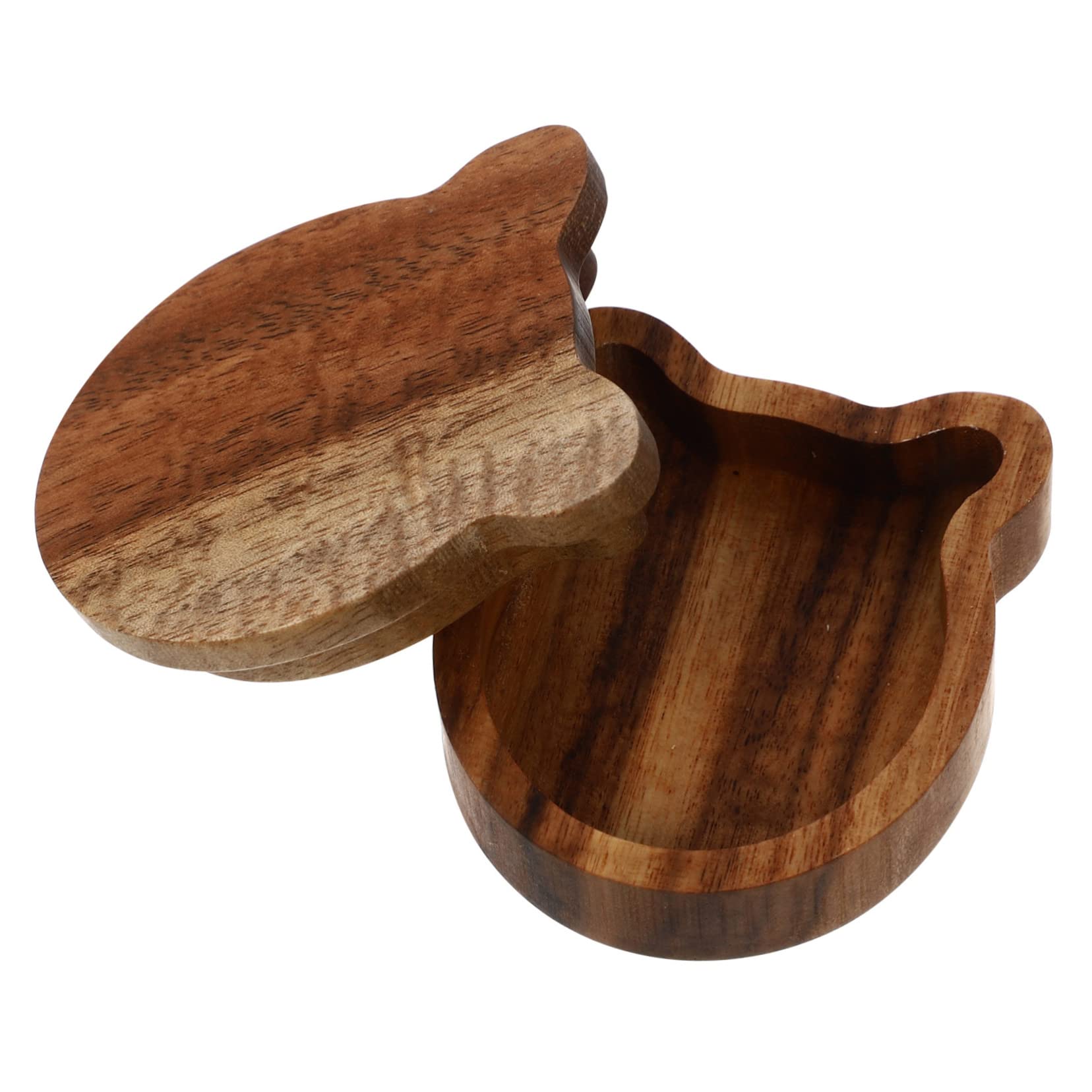 Sosoport Durable Wooden Guitar Pick Storage Box Elegant Plectrum Holder for Easy Organization and Portability Guitar Accessory for Musicians and Collectors