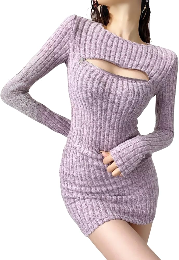 Amazon.co.jp: [ココアンドユカ] 胸開き 胸あき セクシー リブ