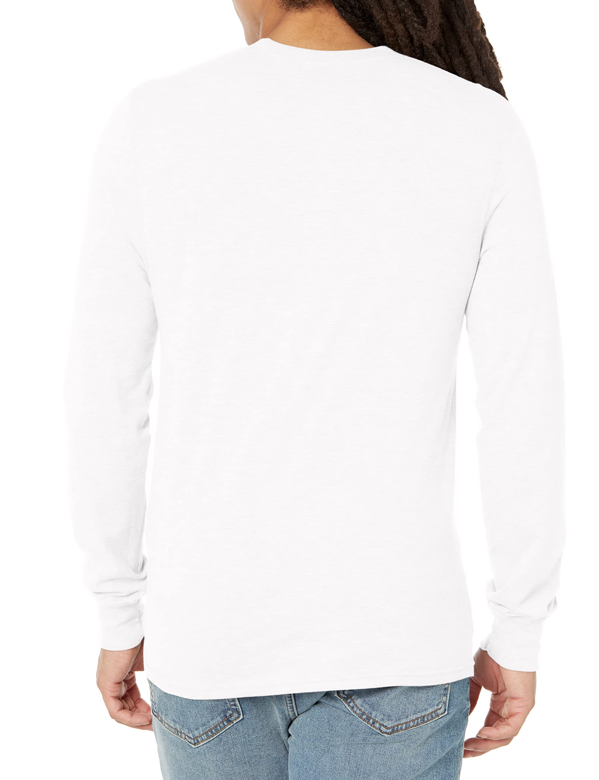 Hanes T-shirt męski, Biały/wystawny ogród, 3XL