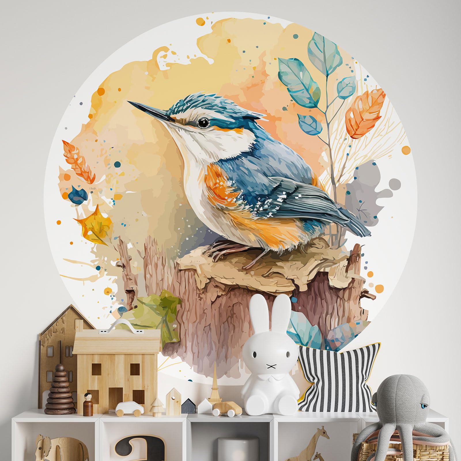 Papier peint rond 185gr Lumalea pour une finition murale premium