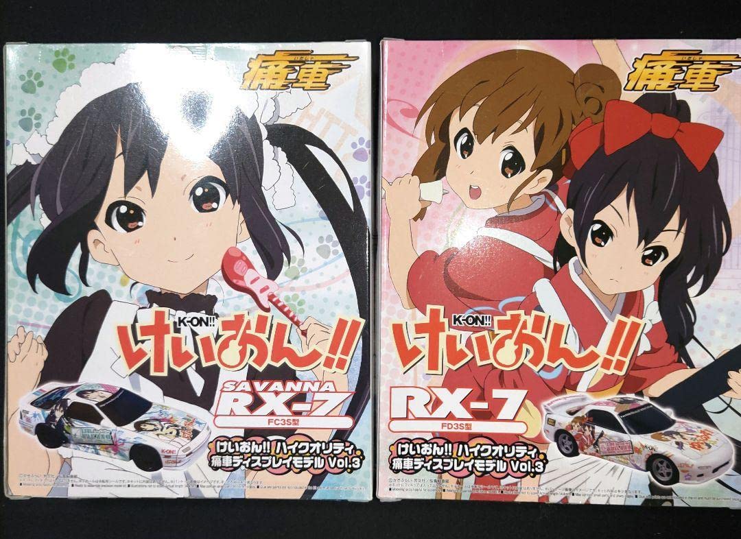 けいおん!! ハイクオリティ痛車ディスプレイモデル4個セット けいおん!! ハイクオリティ痛車ディスプレイモデル4個セット