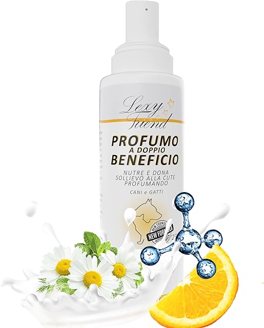 LexyFriend Perfumy dezodorant dla psów korzystny 150Ml, zapach dla szczeniąt i dużych psów przeciw swędzeniu odżywcze