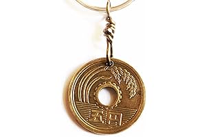 Japanese 5 Yen Lucky Coin Keychain: An Auspicious Talisman to Fortune
