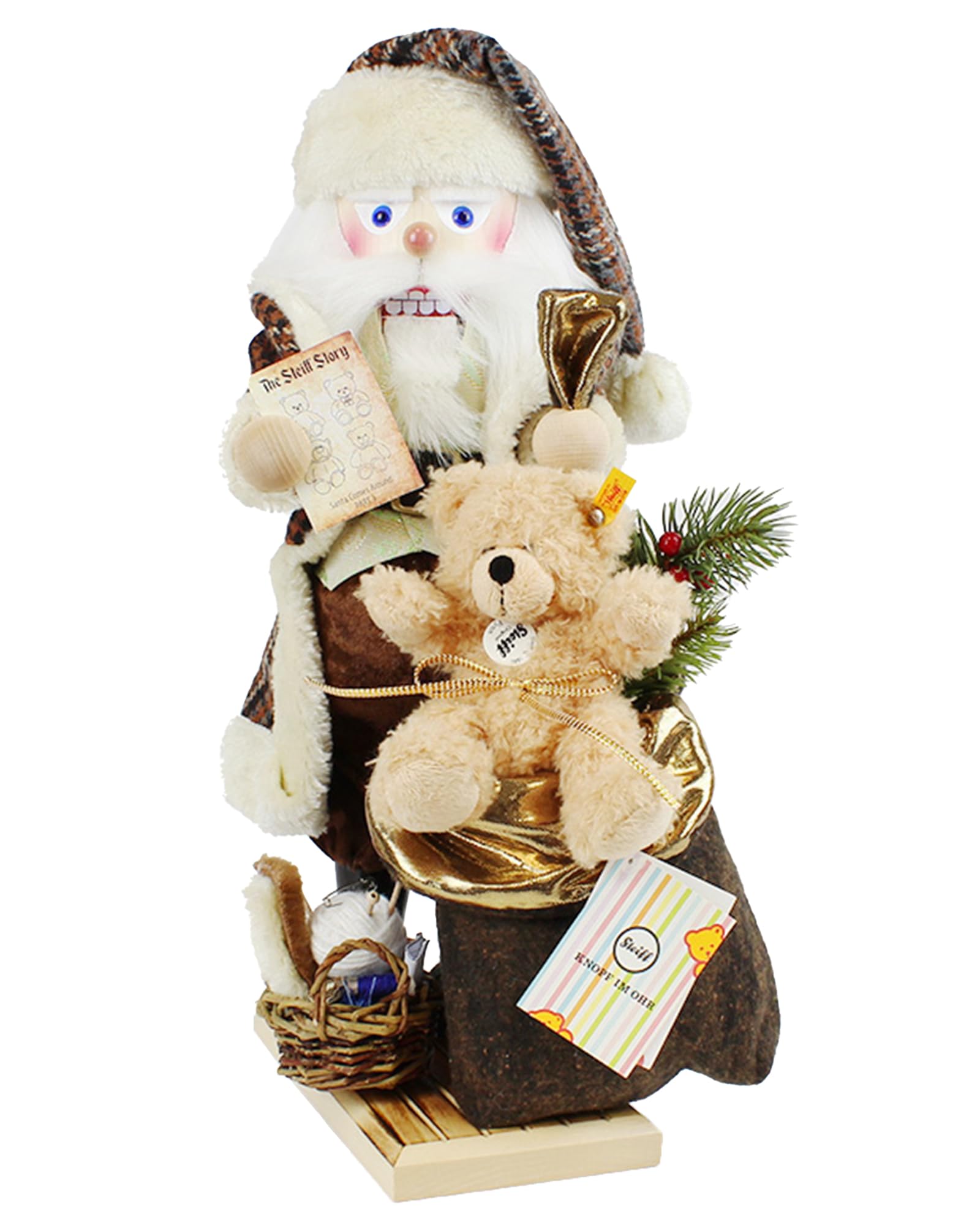 Steinbach Nutcracker Santa Comes Around Part 3 - Limited Edition Nutcracker - Christmas Decorations Indoor - Home Decor - Made in Germany - 17.72 inch