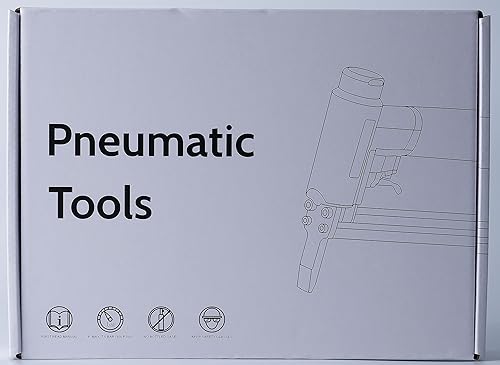 Miniatura 9 de KN7116L - Engrapadora neumática de tapicería de calibre 22, grapadora de alambre fino corona de 3/8 pulgadas, pistola de grapas de tapizado de nariz