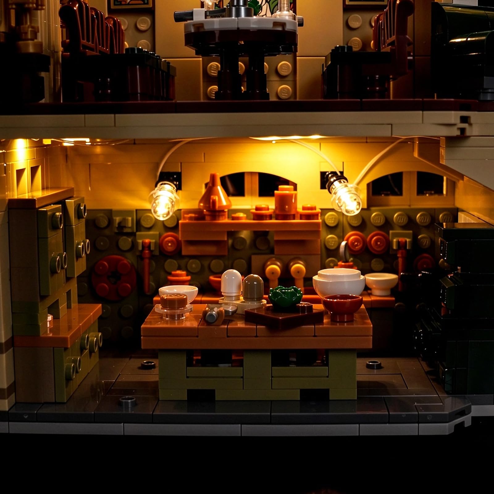 BrickBling Set di luci a LED compatibile con Lego Downton Abbey 21373