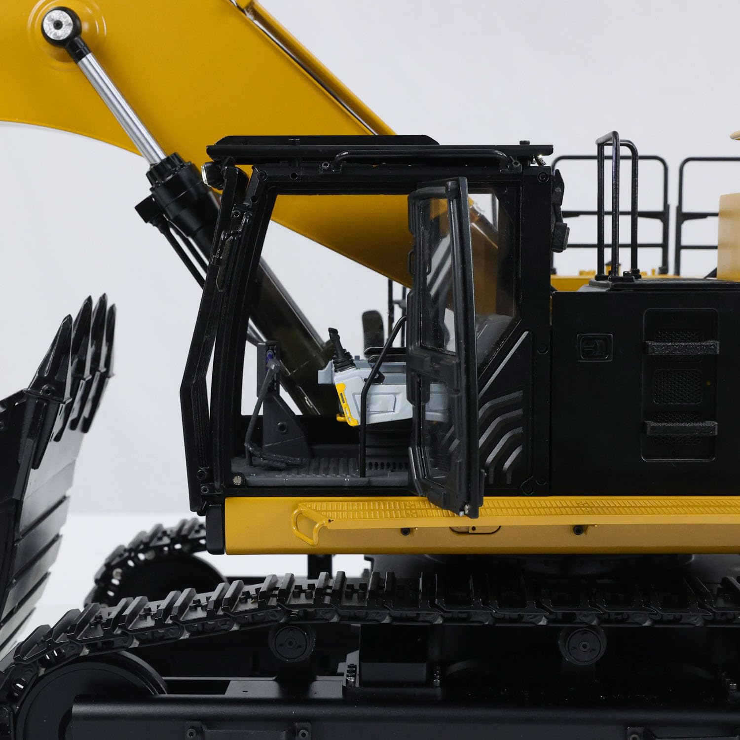 Amazon.com: wheelfun 1/14 374F Metal Hydraulic RC Excavator Remote