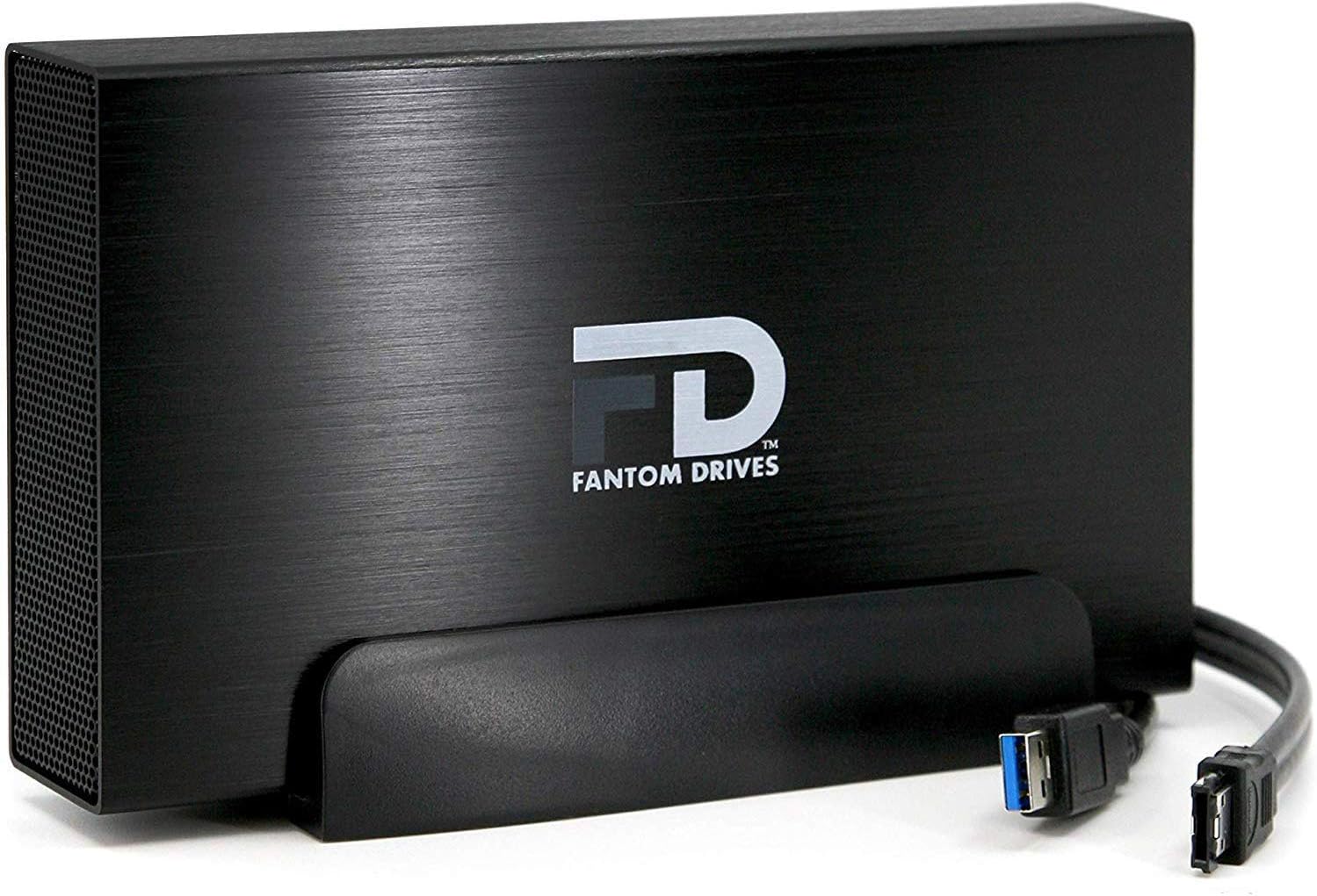 FD 8TB DVR Expander External Hard Drive - USB 3.0 & eSATA (Comes with Both USB and eSATA Cable) - Supports DirecTv, Black (DVR8KEUB) by Fantom Drives