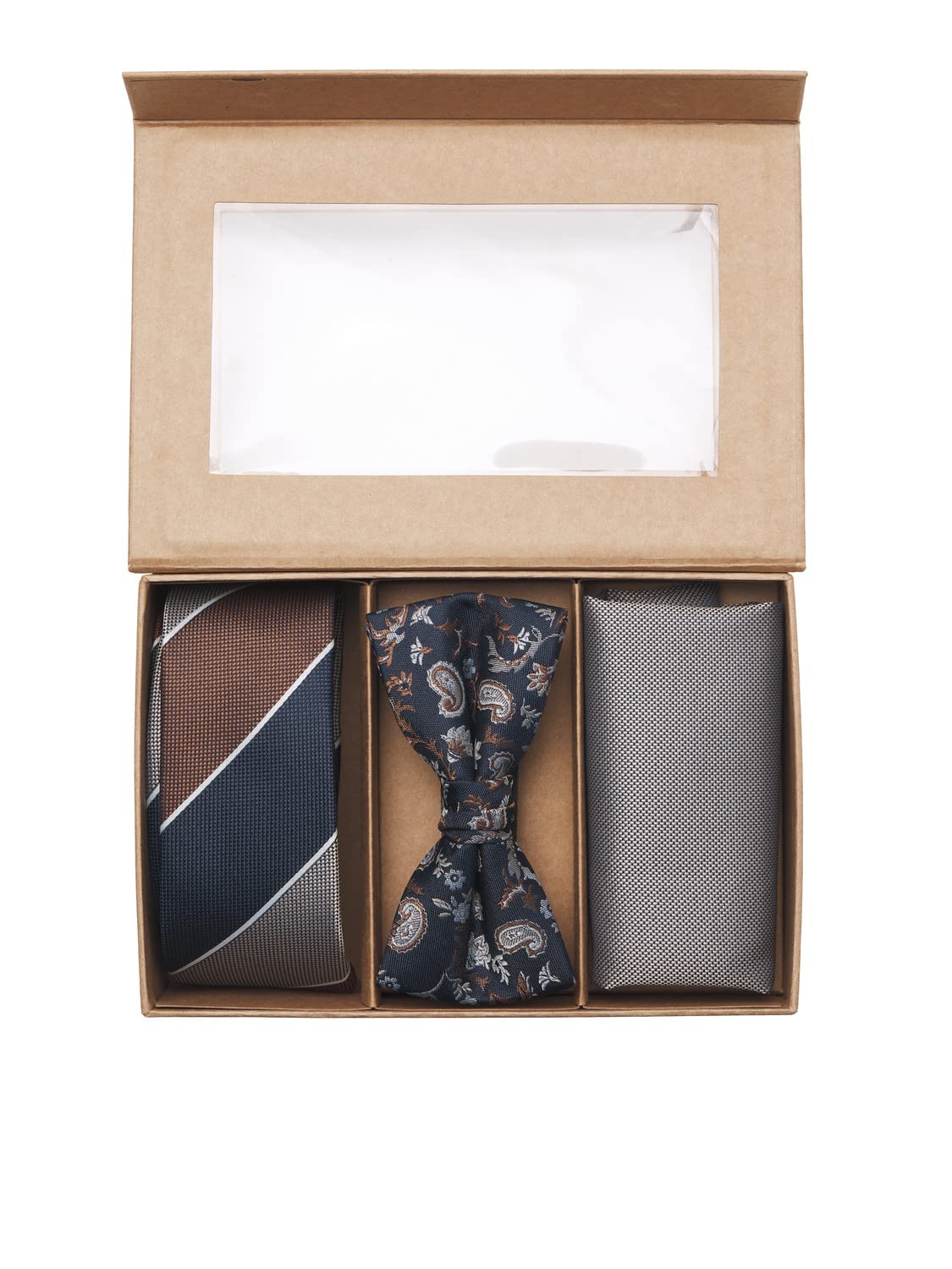 JACK & JONES Jacchico Giftbox muszka, rdzawa, rozmiar uniwersalny, rdza, jeden rozmiar