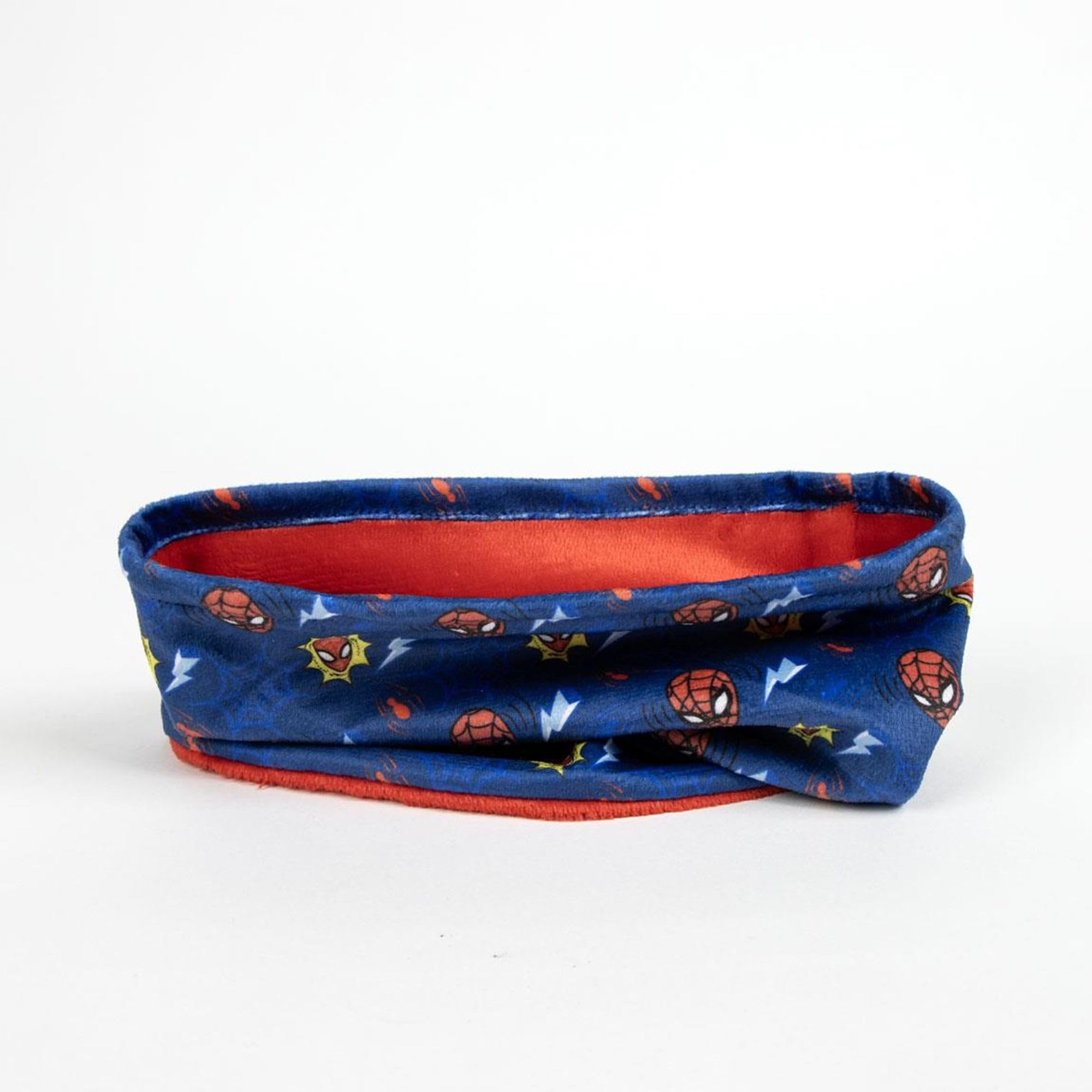 Braga Cuello Niños Spiderman - Talla Única - Elaborada en 100% Poliéster - Diseño Estampado Producto Original Diseñado en España