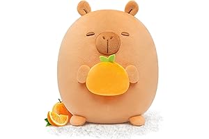 Huggable Capybara Plush: Orange-Scented Stress Reliever