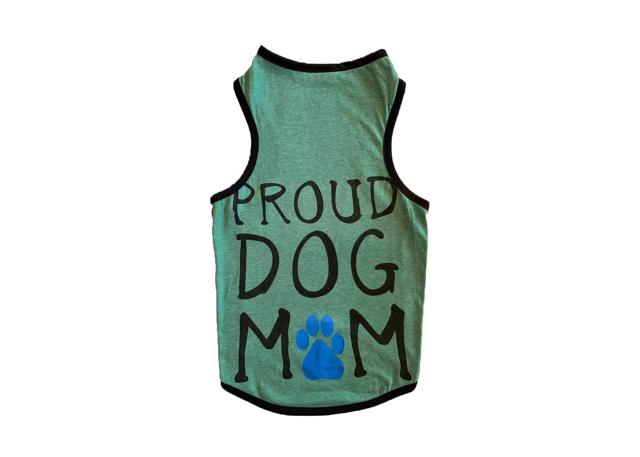 Choostix Summer Sandoz, Dog T-Shirt, Proud Dog Mom, Green, 24", 200 g- Large (B08C1TN16V) Amazon Price History, Amazon Price Tracker