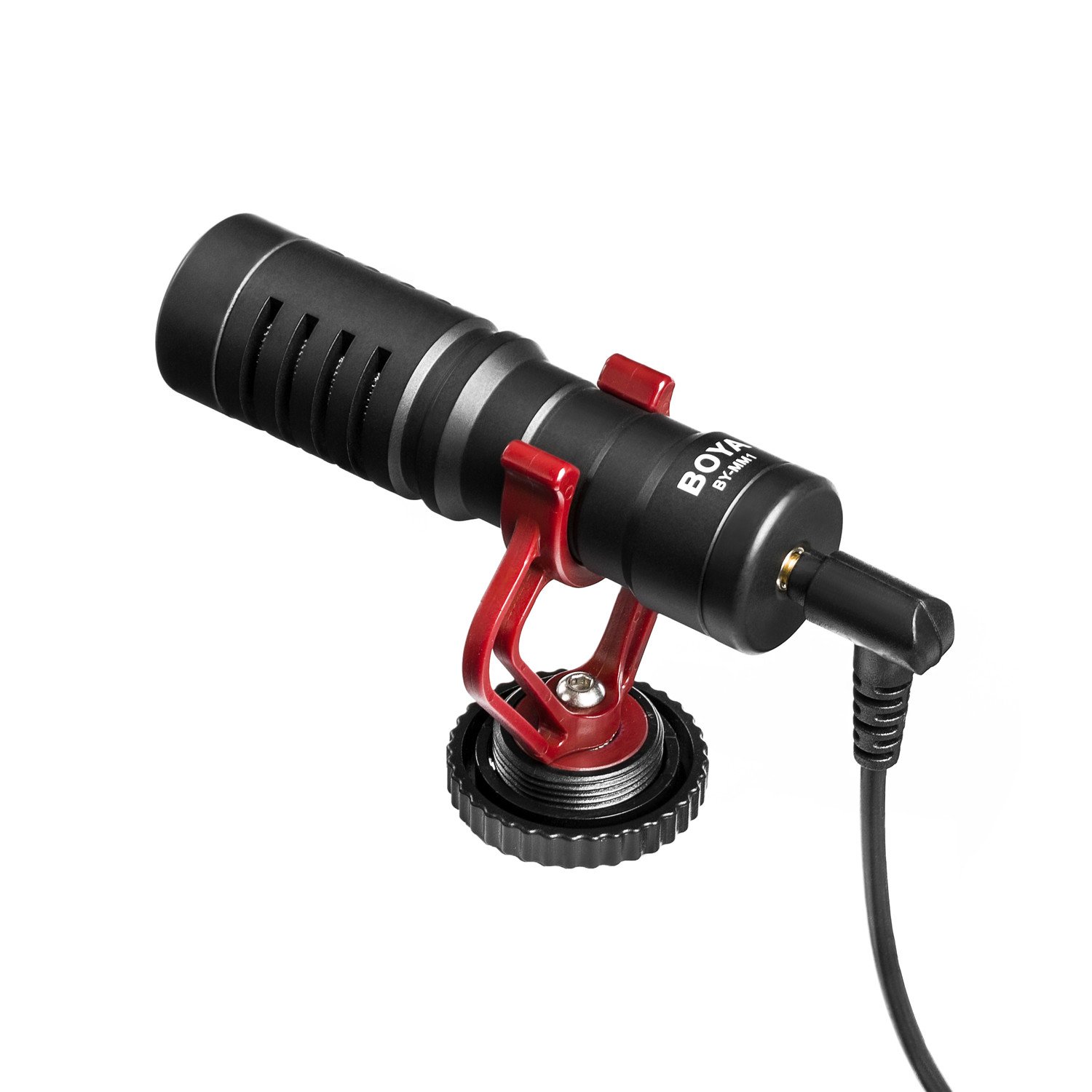 BOYA Video Microphone Youtube Vlogging Facebook Livestream Enregistrement Mic Shotgun Mic pour iPhone HuaWei Smartphone DJI Osmo Mobile 2, pour ZHIYUN Smooth Q Smooth 4 Feiyu Vimble Canon Sony DSLR