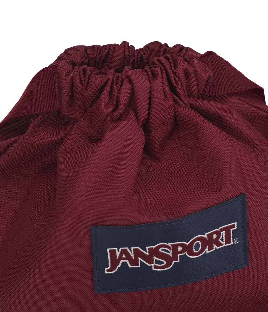 JANSPORT DRAWSACK Small Backpack, Russet Red - Image 4