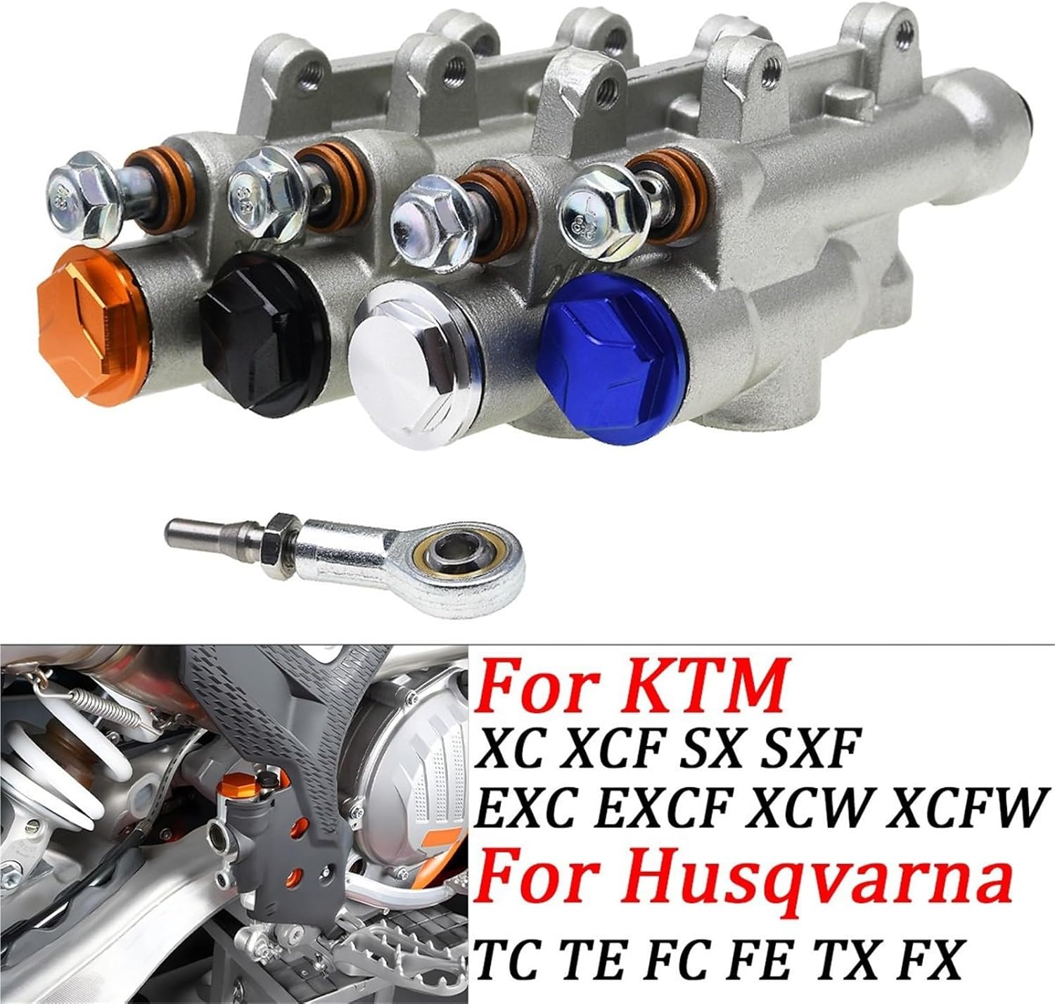 オートバイ用リア ブレーキ マスター のためにKTMに適合 のためにHusqvarnaオートバイ用リアブレーキマスターシリンダーリア 楽天市場】リアブレーキ  別体 ブレーキマスターシリンダー 汎用 新品 バイク バギーＡＴＶ メンテナンス : Dream-Japan 楽天市場店