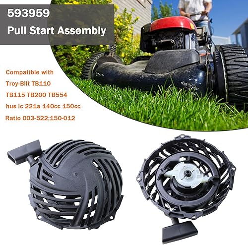 Miniatura 3 de WOTIAN 593959 Conjunto de arranque de tracción compatible con motores Briggs y Stratton 591139 590588 593961 08P502 093J02 09P602 450E 500E 550E 575E