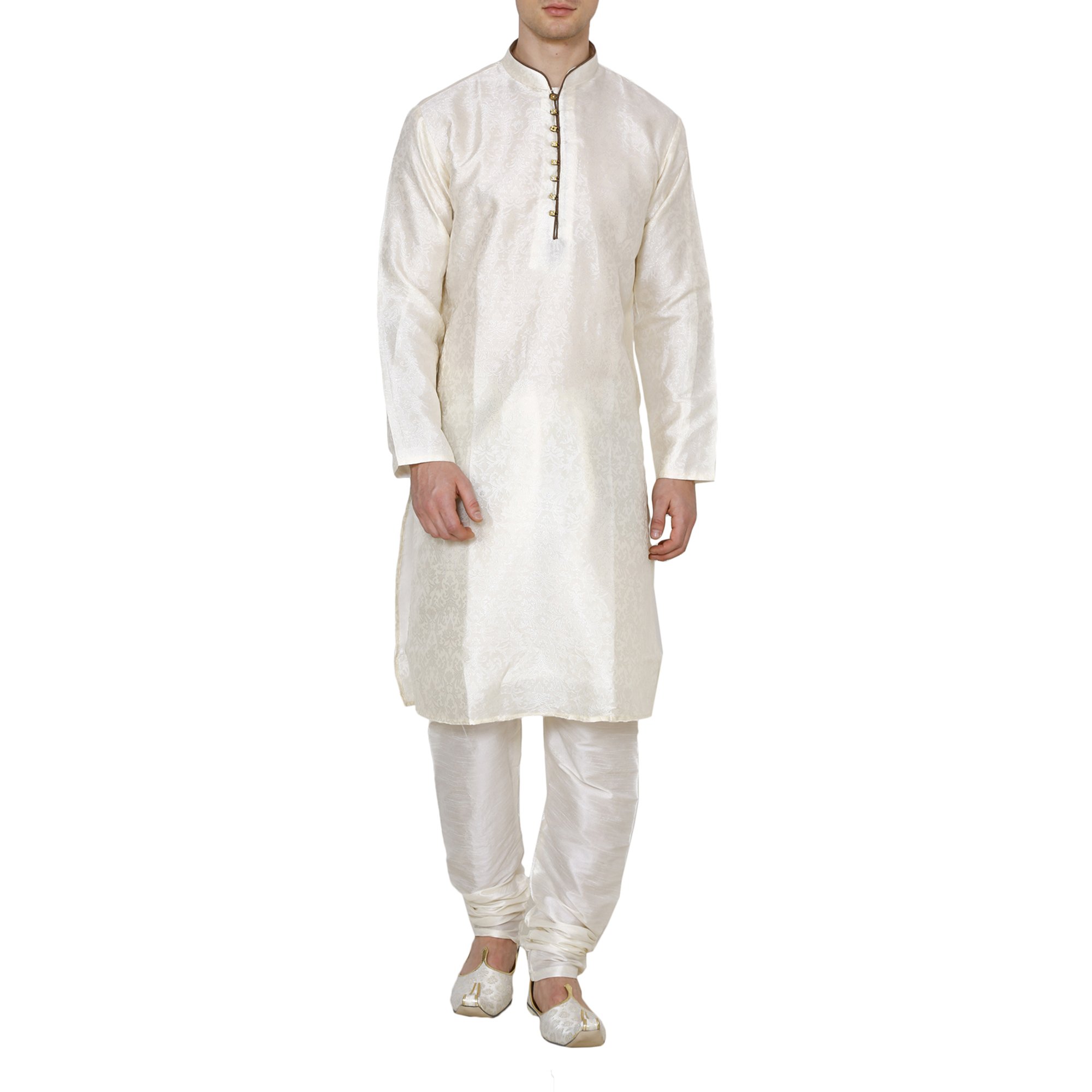 royal kurta Men's Jacquard Silk Kurta Pyjama-picture-51
