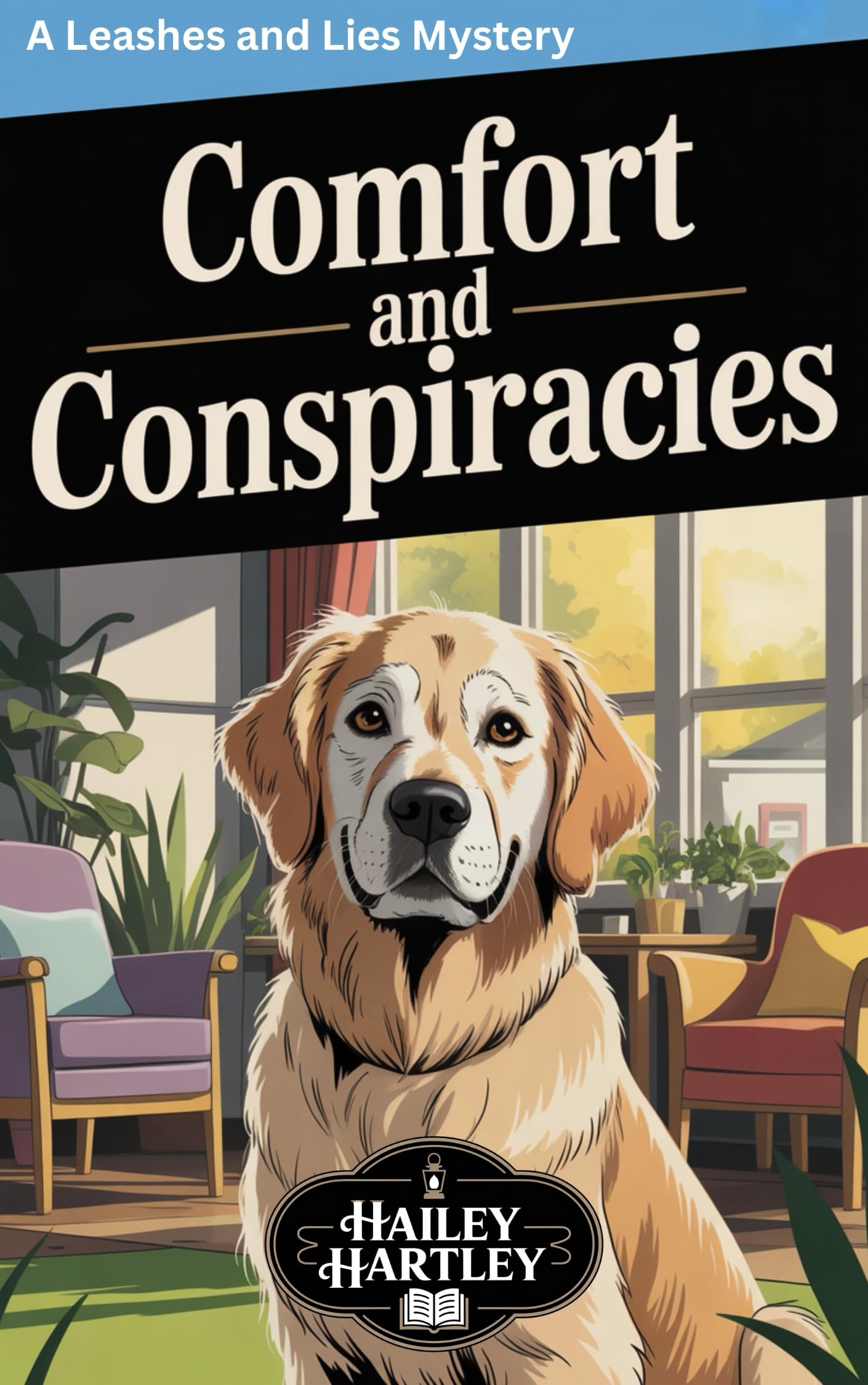 Comfort and Conspiracies: A Leashes and Lies Mystery (The Leashes and Lies Mysteries Book 6)