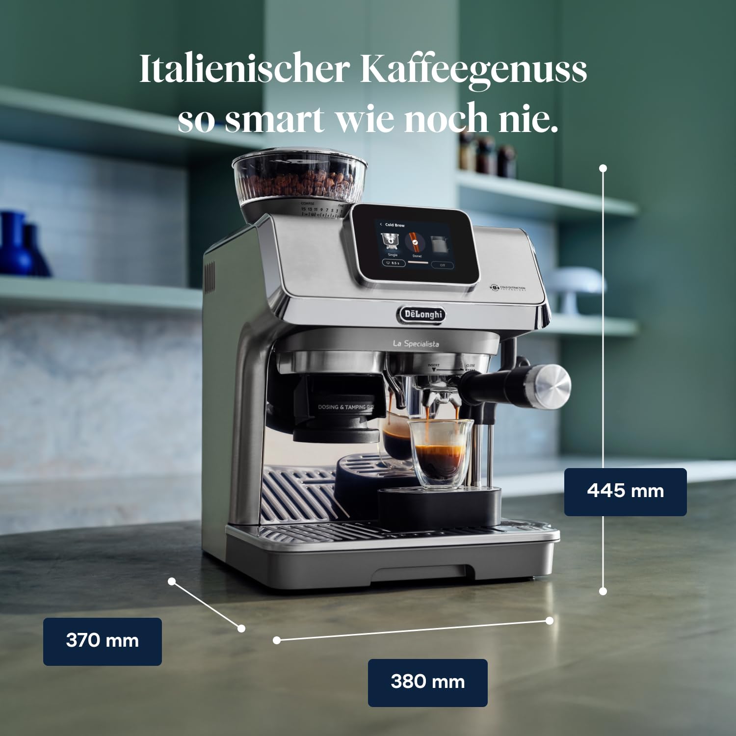 De'Longhi La Specialista Touch - Espressomaschine 10 Getränke Metall