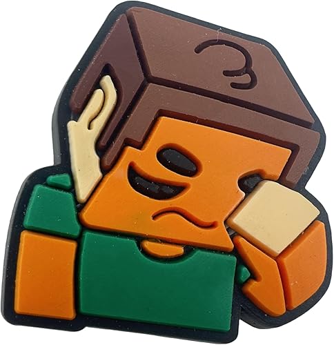 Miniatura 7 de 35 dijes de cocodrilo para zapatos para niños y adolescentes, lindo juego para dijes para accesorios de decoración de cocodrilos, regalos de