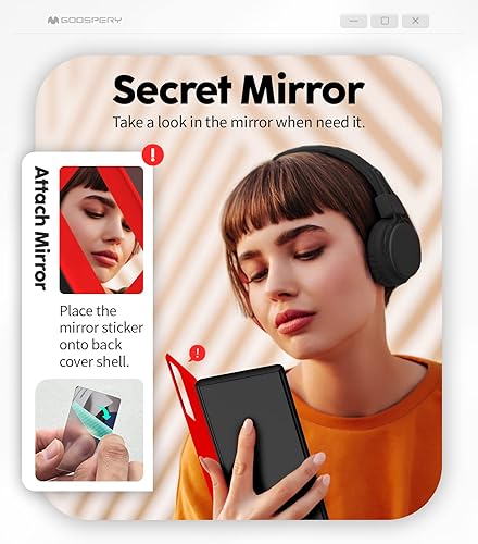 Miniatura 156 de GOOSPERY Parachoques magnético para puerta compatible con Galaxy S23, tarjetero tipo cartera, cierre automático, protección de doble capa resistente