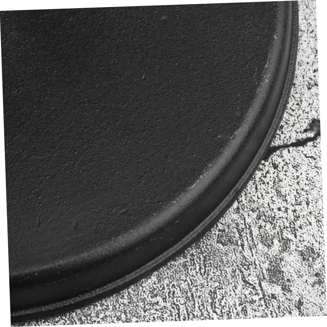 BESTonZON Runde Bratblech Grillplatte Teppanyaki Backform Antihaft Metallbackform Grillschale Bbq-schale Rindersteakplatte Für Spanische Und Japanische Küche Braten Rösten Schmutzabweisend l