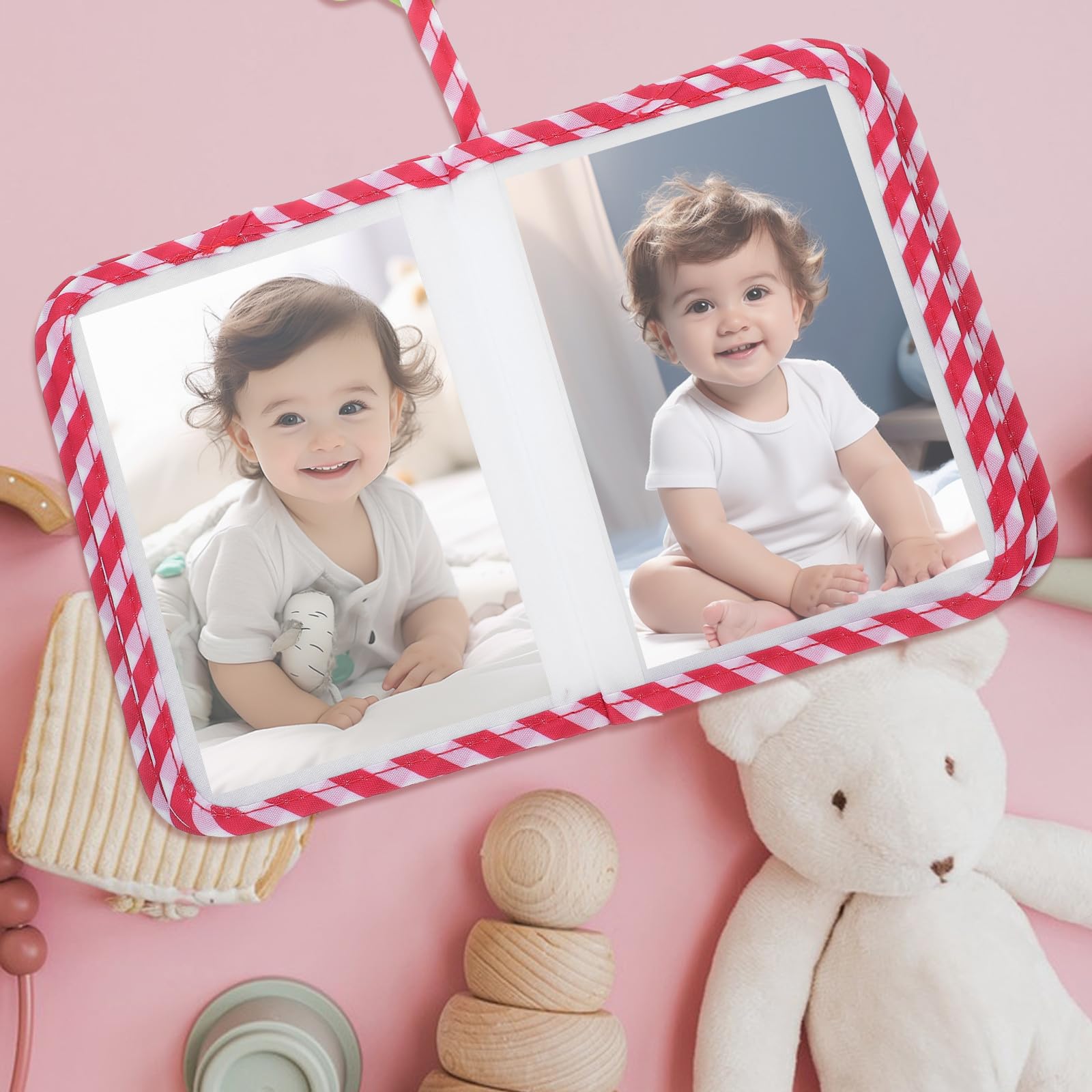 Toyvian 4 Stück Neugeborenen Fotoalbum Elch Design für Babys Erstes