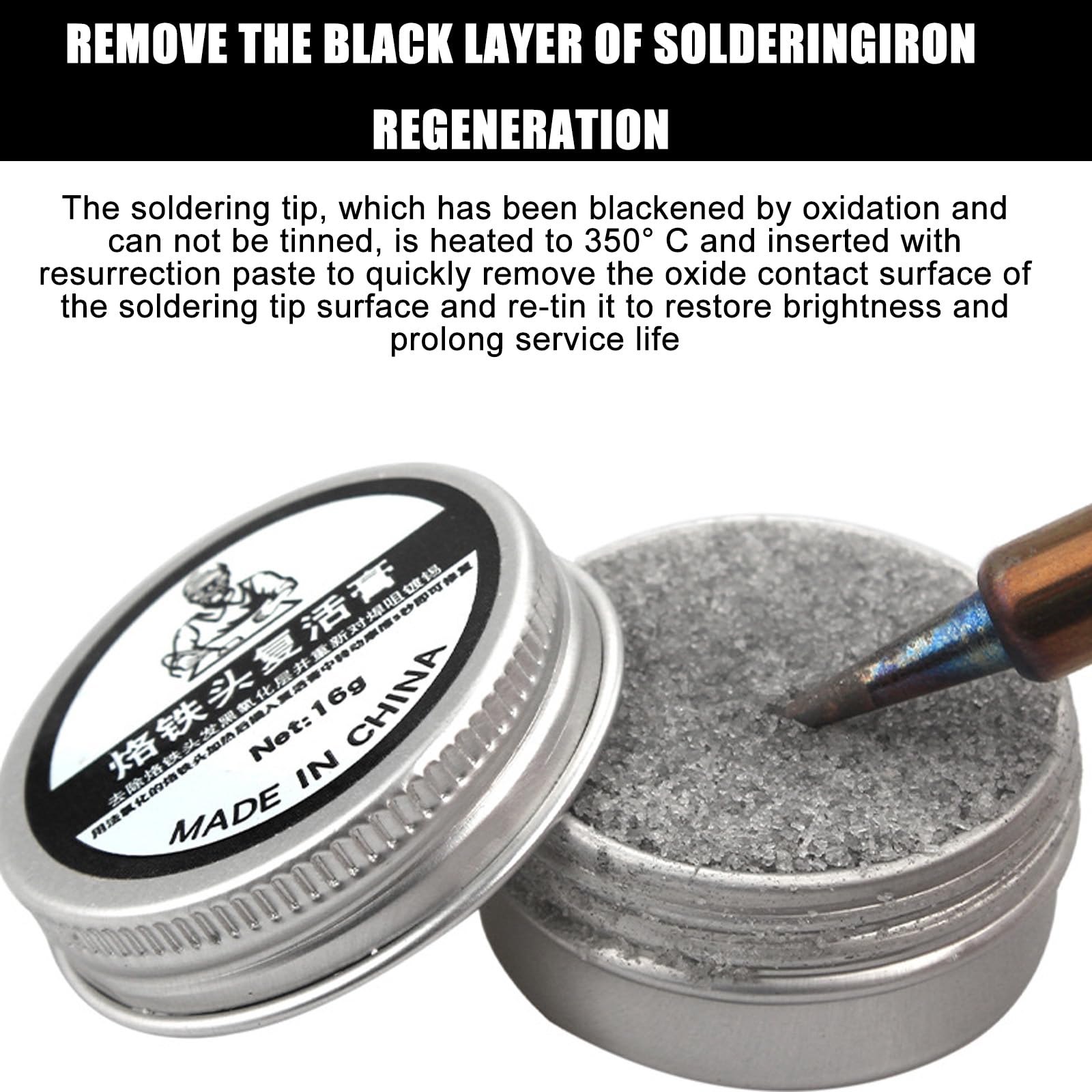 Pasta Pulente Per Punte Da Saldatore - Rinnova E Pulisce Le Punte Di Stagnatura - Foto 11