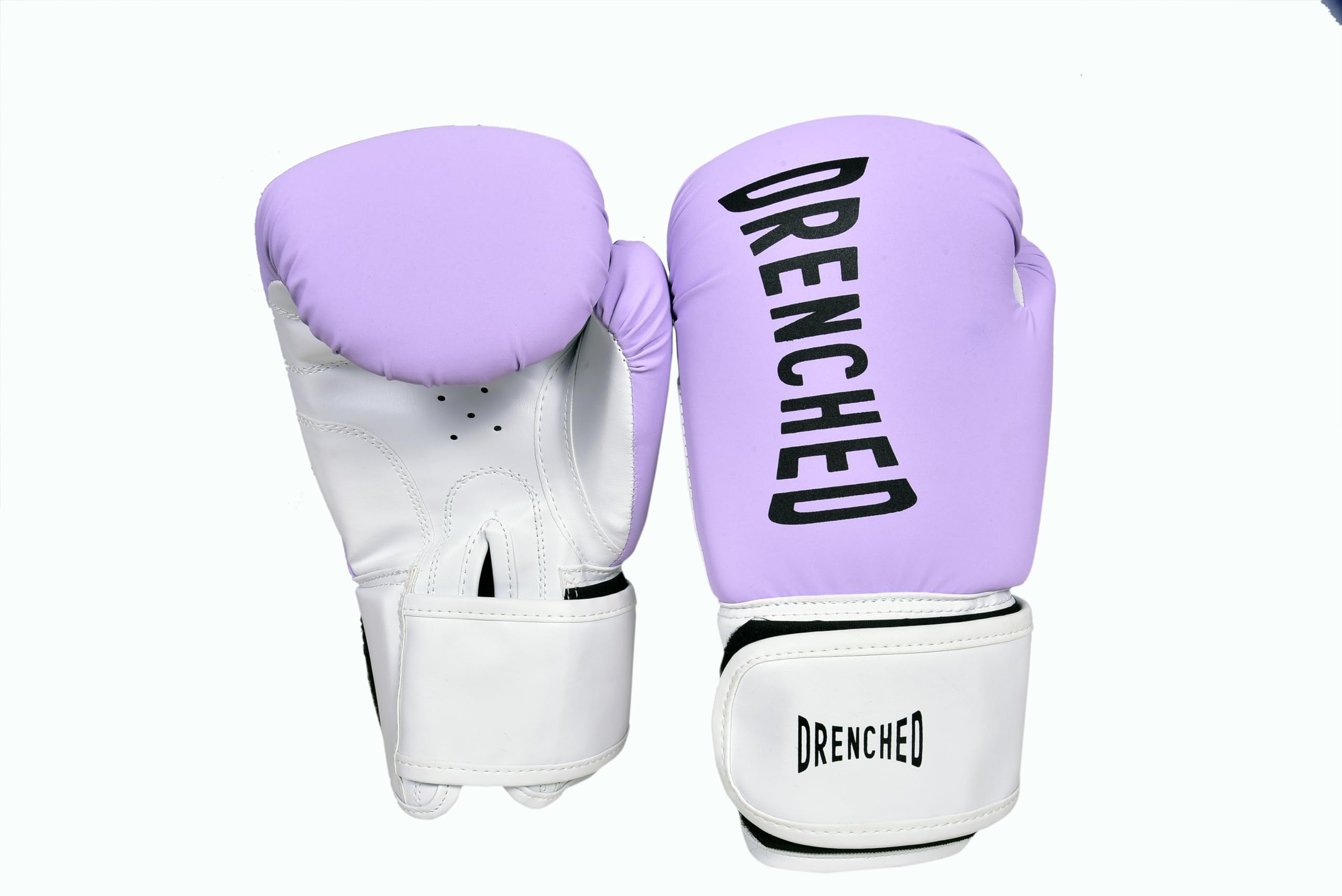DRENCHED Boxing Gloves with Molded Padding Foam 10Oz| Boxing Training Gloves, Kickboxing Gloves, Heavy Bag Workout Gloves for Boxing, Kickboxing, Muay Thai, MMA (10Oz, Lavender) (B0CZPJ9PYV) Amazon Price History, Amazon Price Tracker