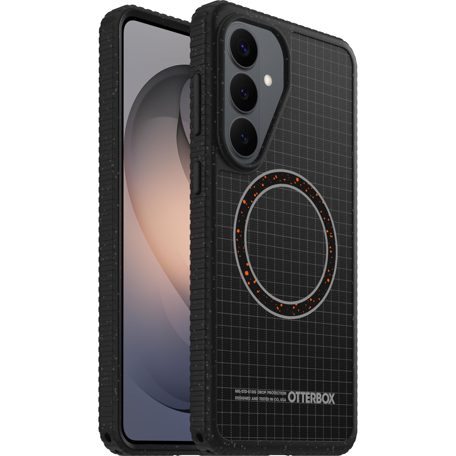 OtterBox Sole Series Hülle mit Magneten für Samsung Galaxy S26+, stoßfest, sturzsicher, schützende Hülle, 5X getestet nach Militärstandard, Schwarz