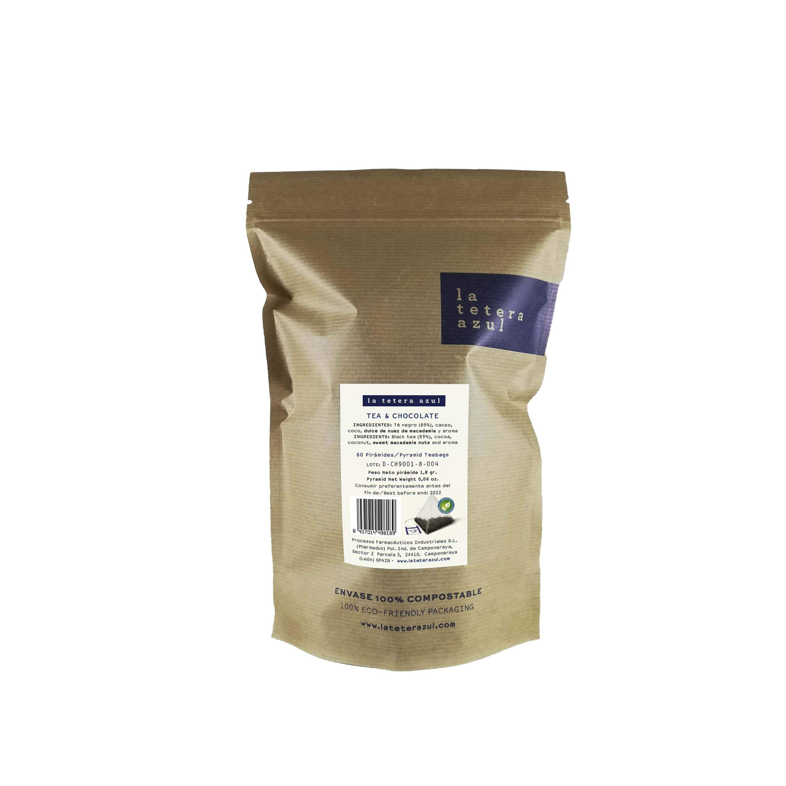 LA TETERA AZUL Infusión De Frutos Del Bosque Premium. Hibisco, Uva, Arándano, Grosella Negra Y Saúco. Frutos Del Bosque Y Frutos Rojos. Bote De 20 Pirámides. — view 45