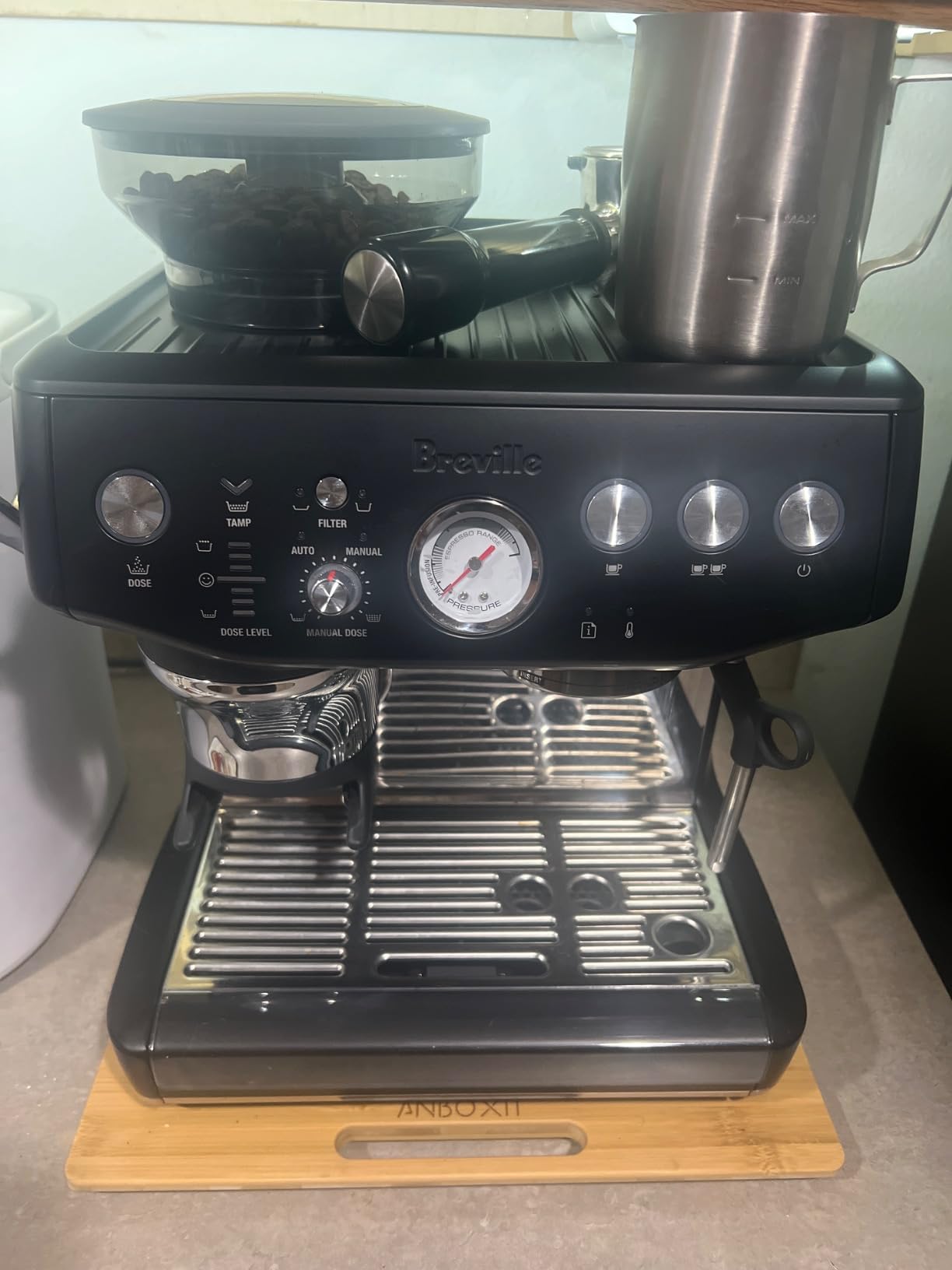 Breville Barista Express Impress Espresso Machine BES876BSS, Brushed Stainless Steel photo review