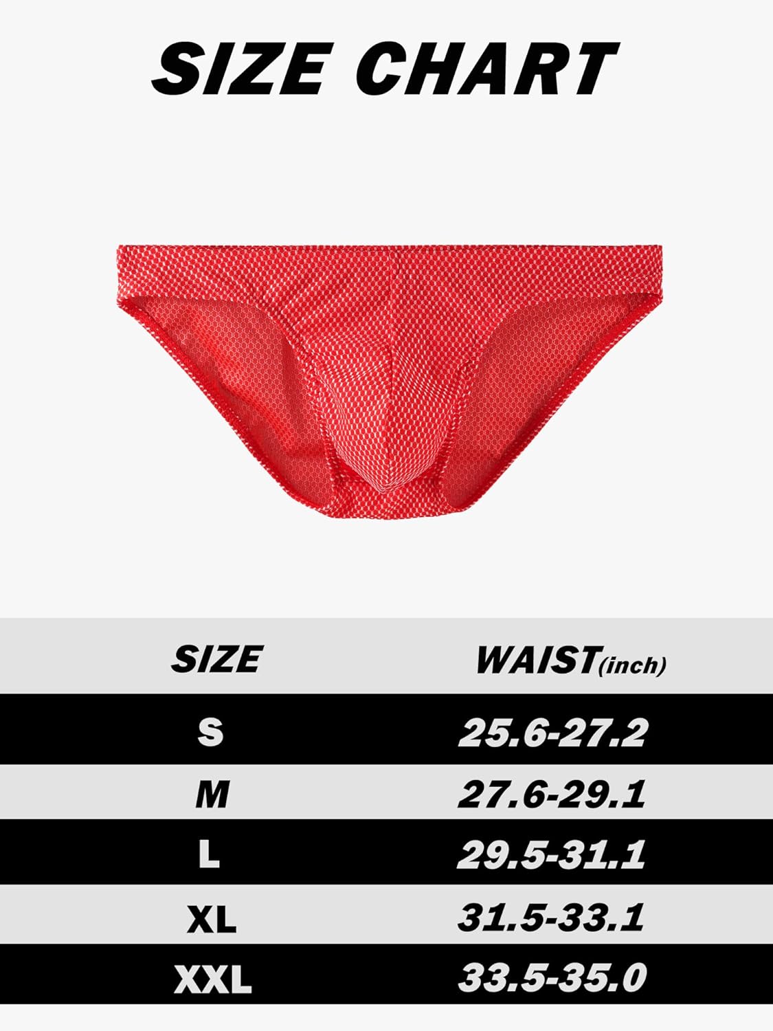Mens Briefs Underwear Low Rise Bulge Pouch Bikini Comfortable Breathable Underwear Male Multicolor - Image 4