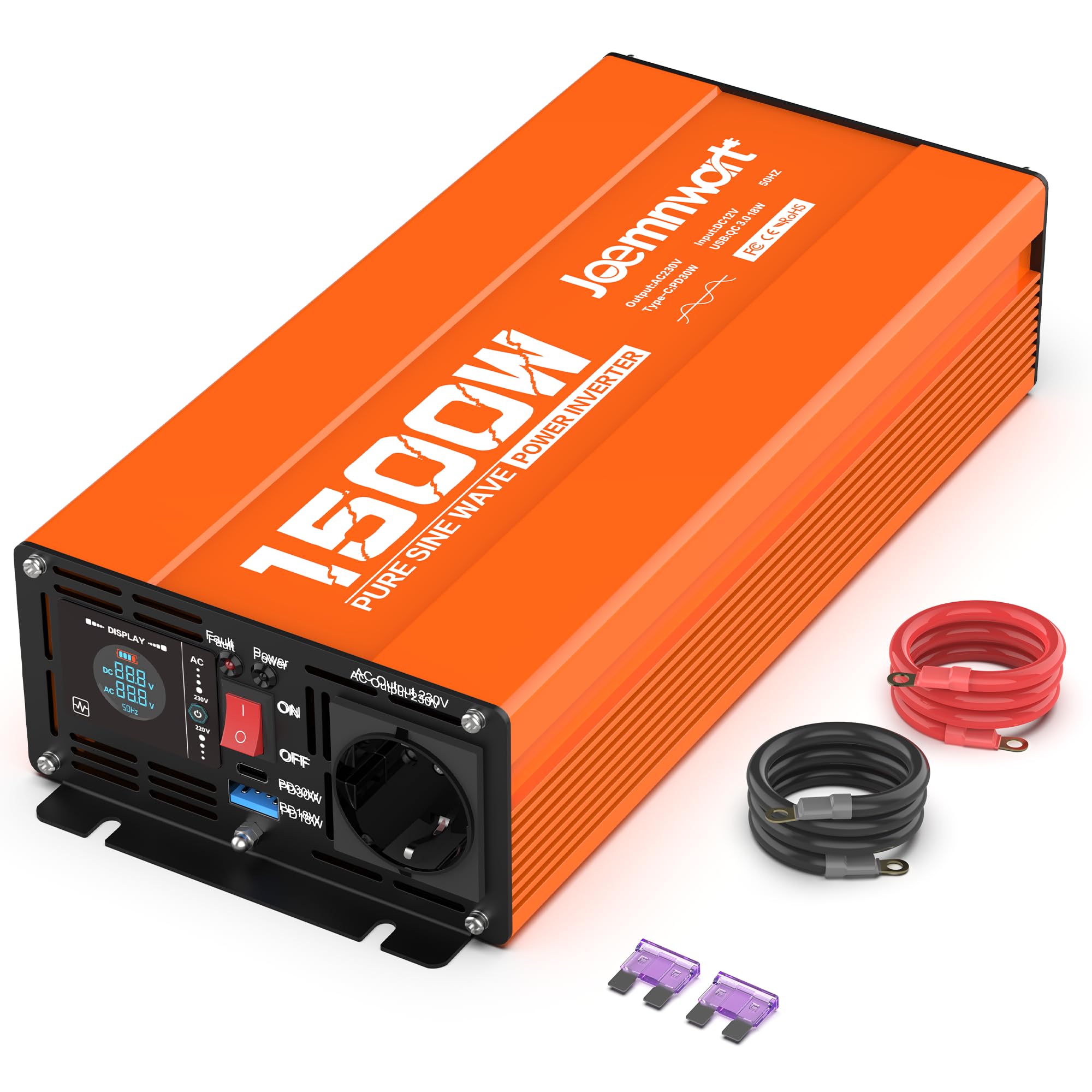 Convertisseur 12V 230V pure sinus pour protéger l'électronique