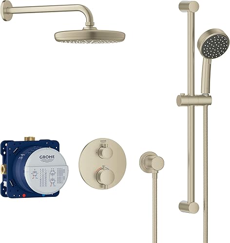 Miniatura 4 de GROHE 34745000 Grohtherm Cube - Juego de ducha con Tempesta 210, cromado Starlight